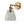 Aurelia Brass and Clear Glass Wall Sconce Retro Modern Bedroom and Vanity Wall Light