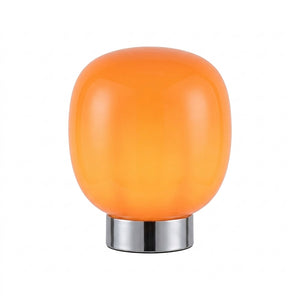 Bruno glass table lamp, Orange