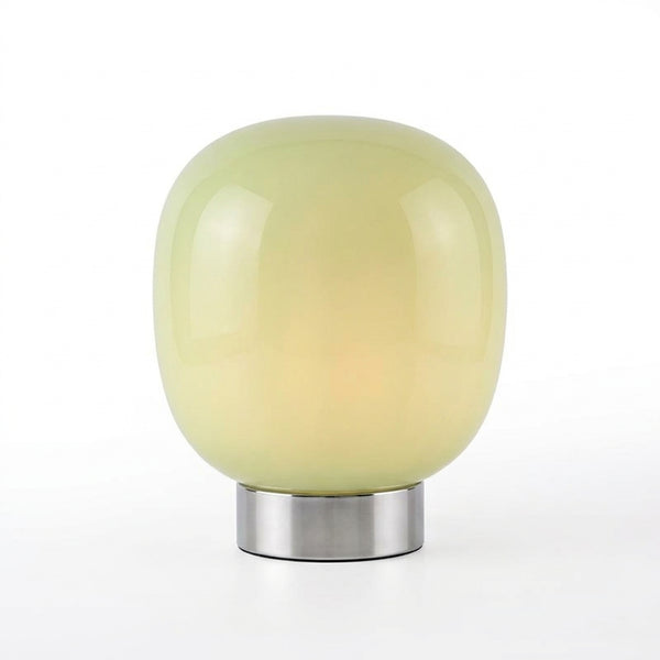Bruno glass table lamp, Green