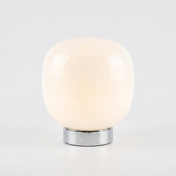 Bruno glass table lamp, White