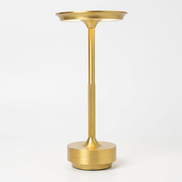 Margo cordless metal table lamp, Gold