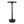 Margo cordless metal table lamp, Black