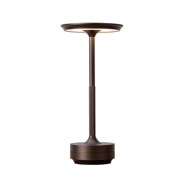 Margo cordless metal table lamp, Champagne