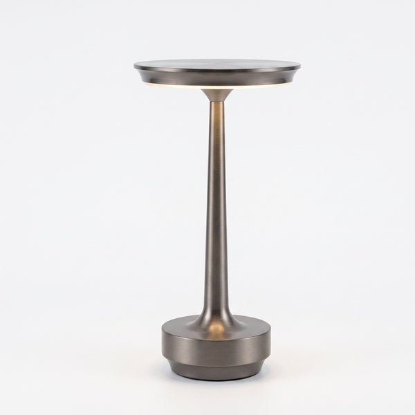 Margo cordless metal table lamp, Gray