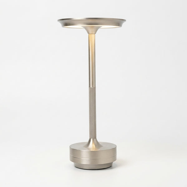 Margo cordless metal table lamp, Silver