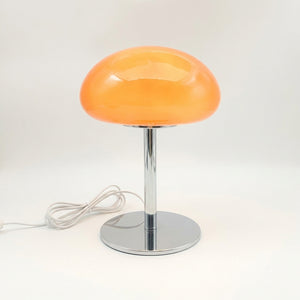 Nimbus glass mushroom table lamp, Orange