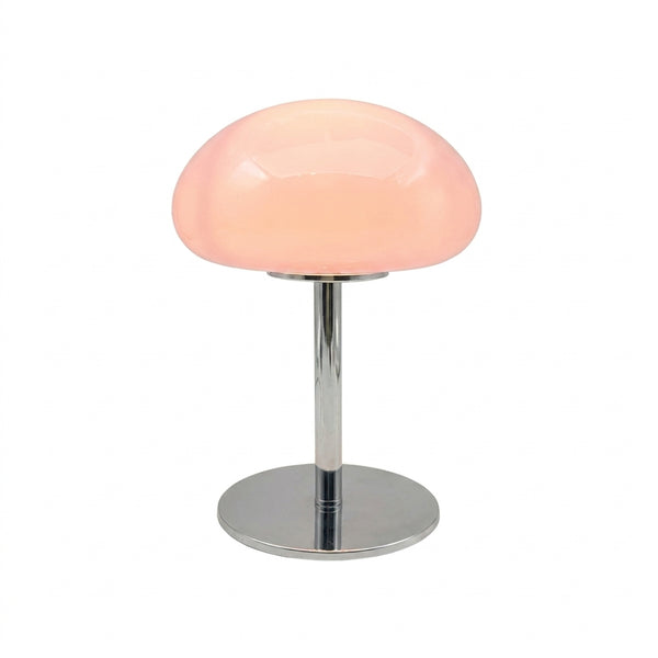 Nimbus glass mushroom table lamp, Pink