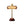Nova glass saucer table lamp, Wine Red