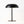 Pico cordless metal mushroom table lamp, Black