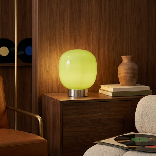 Bruno Green in a warm mid century interior