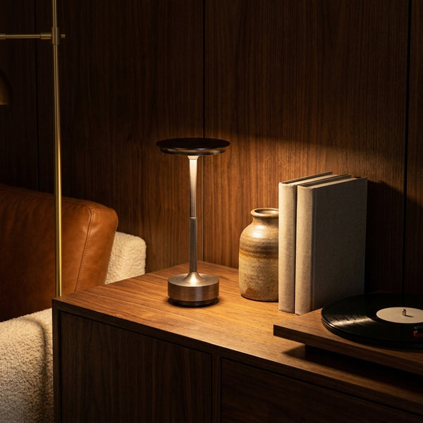Margo Gray in a warm mid century interior