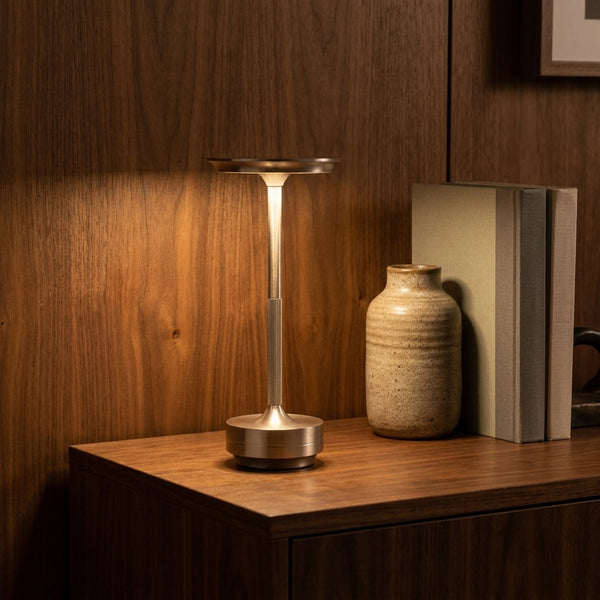 Margo Silver in a warm mid century interior