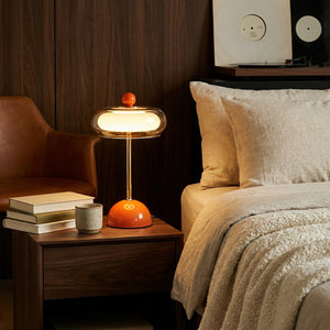 Nova Orange in a warm mid century interior
