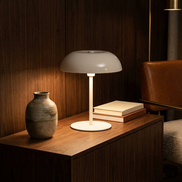 Pico White in a warm mid century interior