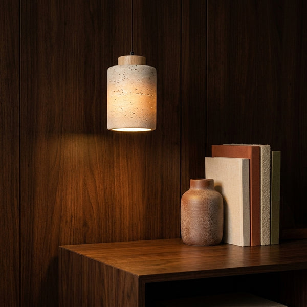 Sora Style B Natural Wood in a warm mid century interior