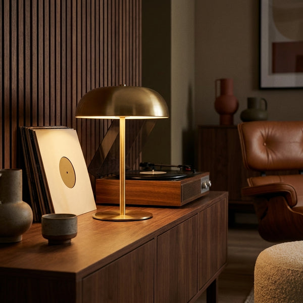 Pico Gold in a warm mid century interior