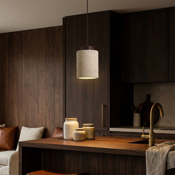 Sora Style B Dark Wood in a warm mid century interior