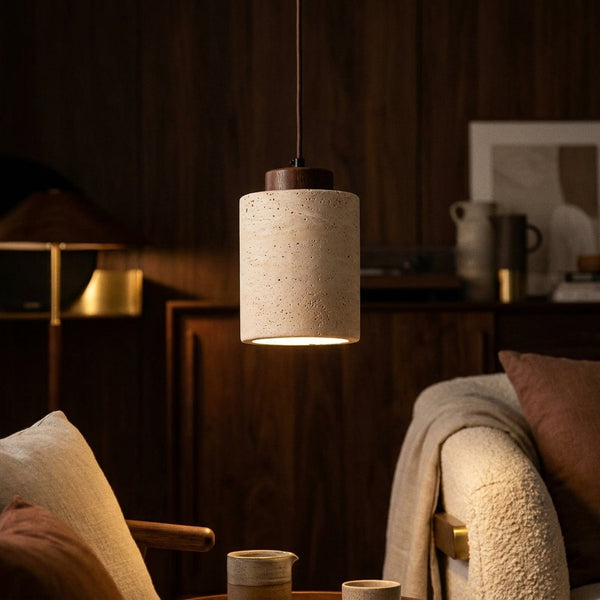 Sora Style B Dark Wood in a warm mid century interior