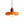 Halo pendant light in Orange