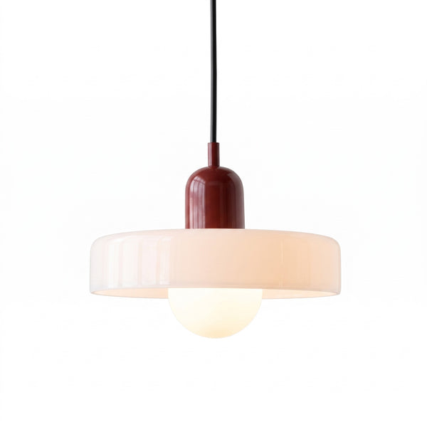 Halo pendant light in White
