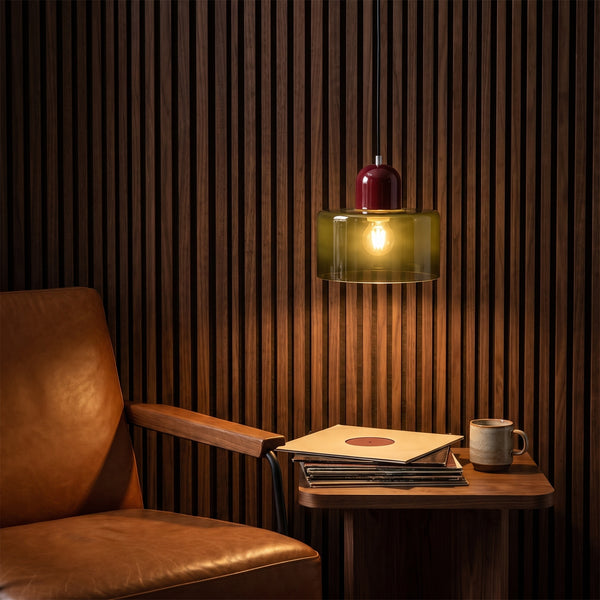 Juno pendant light in Olive