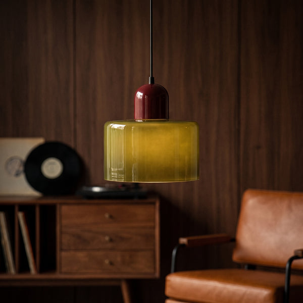 Juno pendant light in Olive