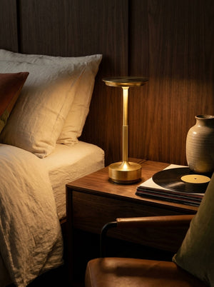 Margo lamp on a nightstand