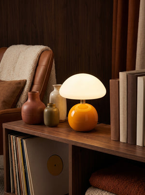 Momo table lamp on a shelf