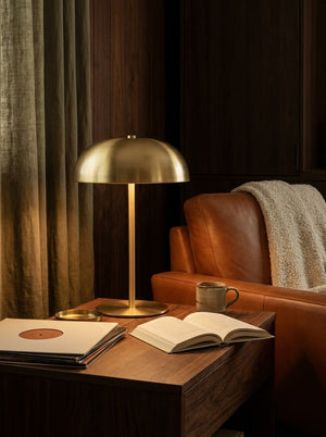 Pico lamp glowing on a nightstand