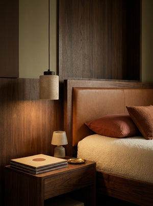 Sora pendant as a bedside light
